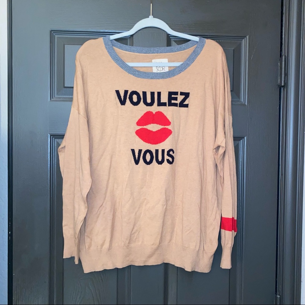 Chaser graphic sweater